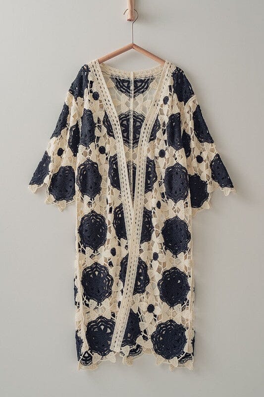 Crochet Floral Long Cardigan Trend Notes 