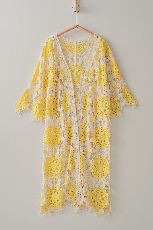 Crochet Floral Long Cardigan Trend Notes 