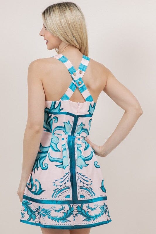 Crossback Boho Dress lily clothing 