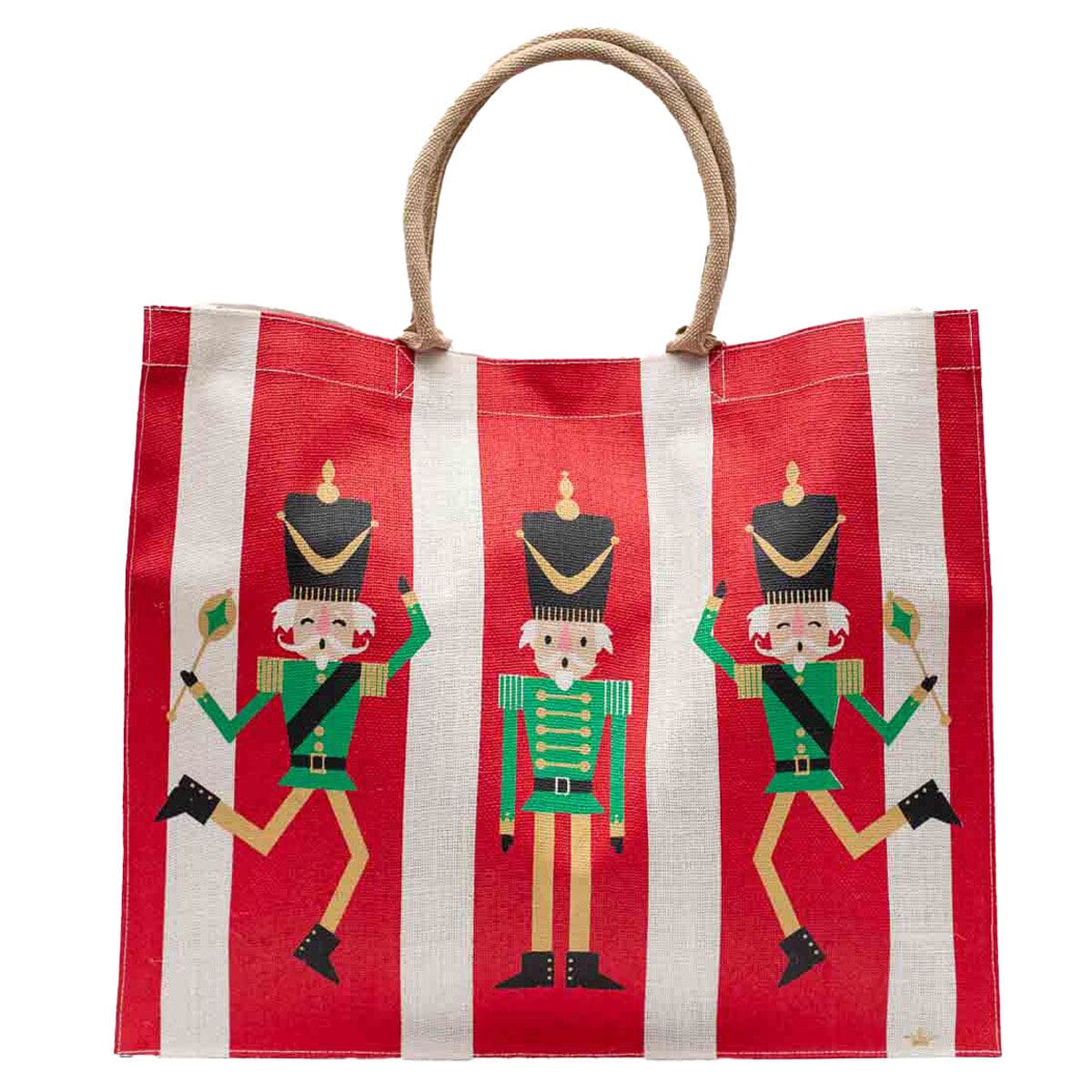 Dancing Nutcracker Large Jute Tote The Royal Standard 