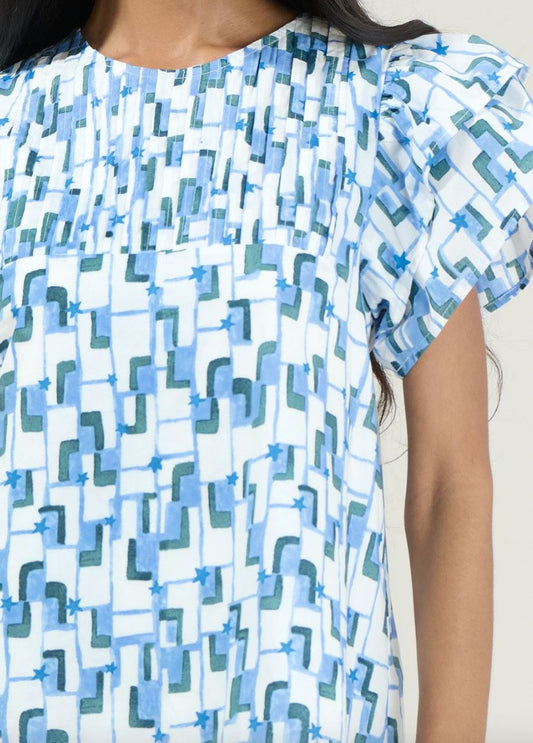 Darina Abstract Star Ruffle Top Sugarlips 