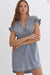 Denim Dress with Ruffle Sleeve entro 