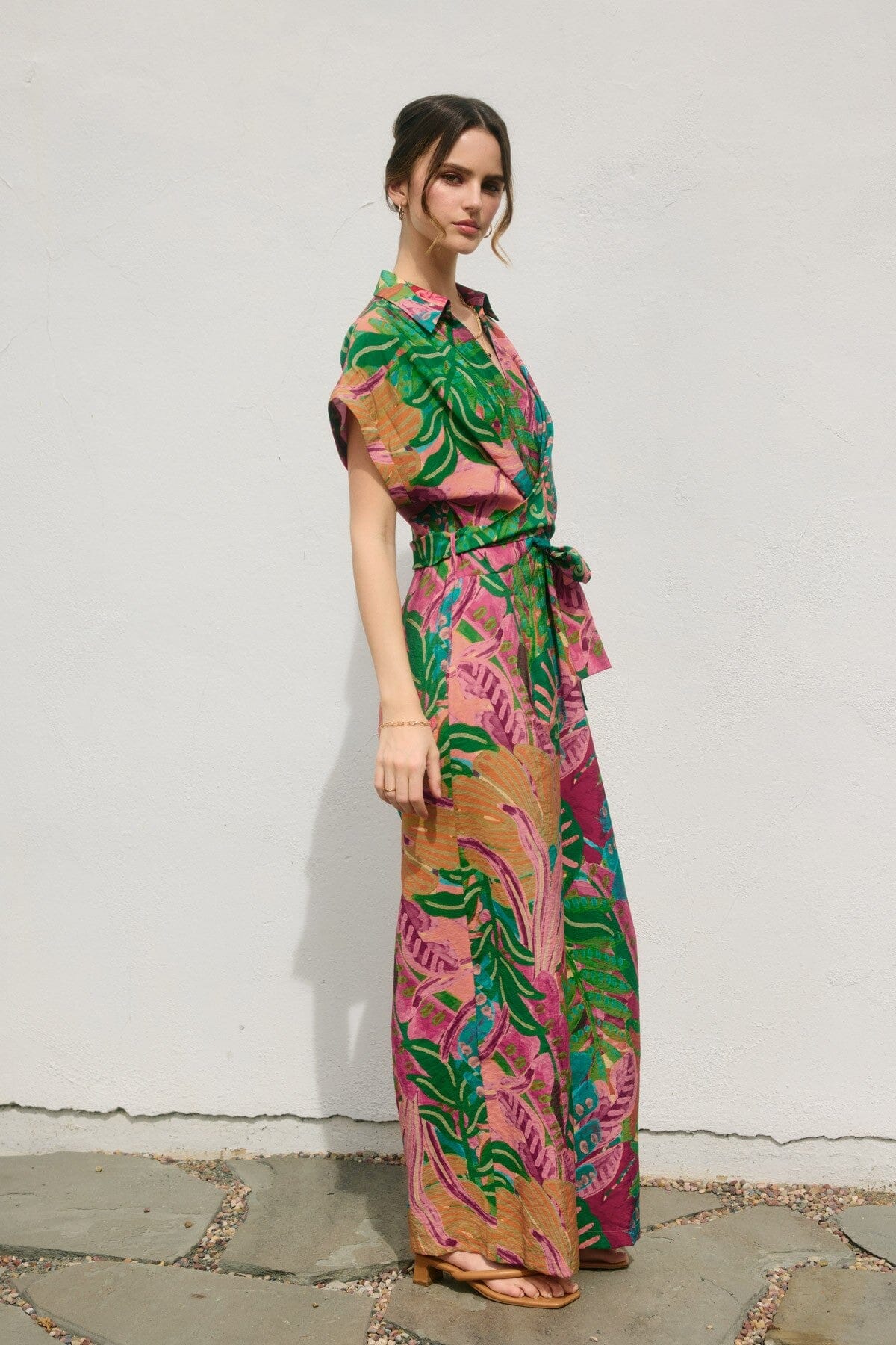 Drawing Dream Surplice Waist Tie Jumpsuit Dress Forum 