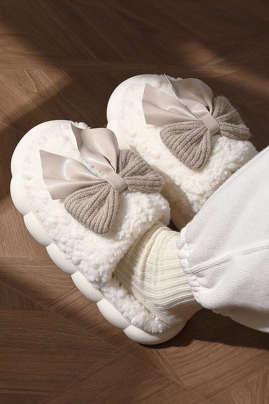 Dreamy Bow Slippers Shewin 