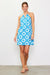 Embroidered Halter Dress Spring 2024 skies are blue 