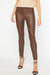 Faux Leather Leggings with Wide Waistband entro 