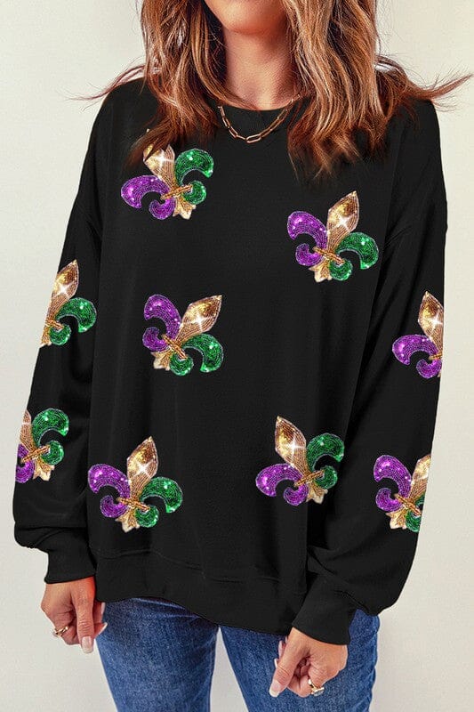 Fleur de Lis Patch Sweatshirt Kentce 