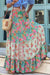 Floral Colorblock Maxi Skirt Wholesalesir 