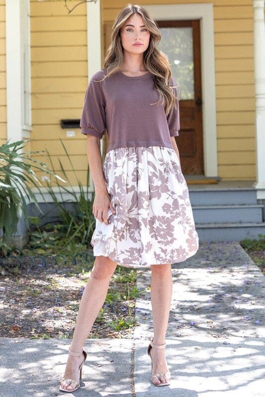 Floral Twofer Dress Les Amis 