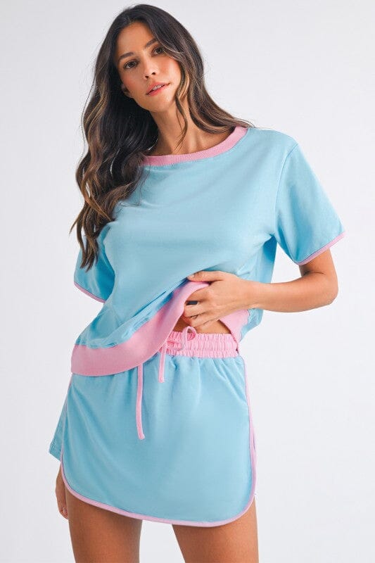 French Terry Skort Set Shewin 