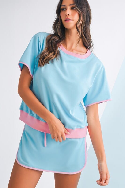 French Terry Skort Set Shewin 