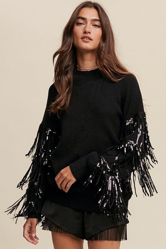 Fringe Sleeve Sweater listicle 