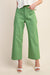 Green Ankle Cropped Summer Pants Gigio 