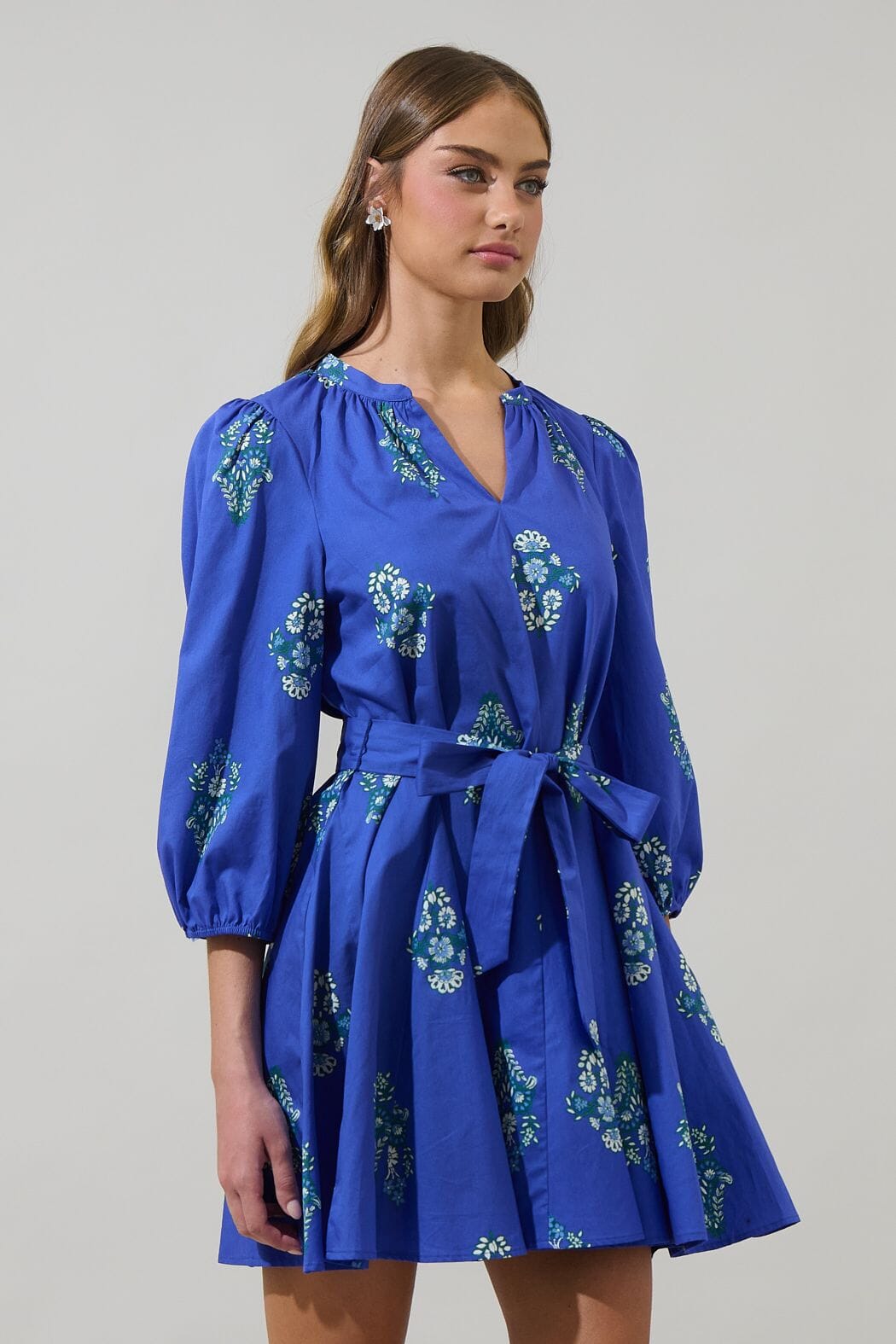 Haline Floral Dress Sugarlips 