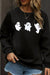 Halloween Ghost Printed Sweatshirt shewin 