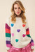 Heart Rainbow Sleeve Sweater Main Strip 