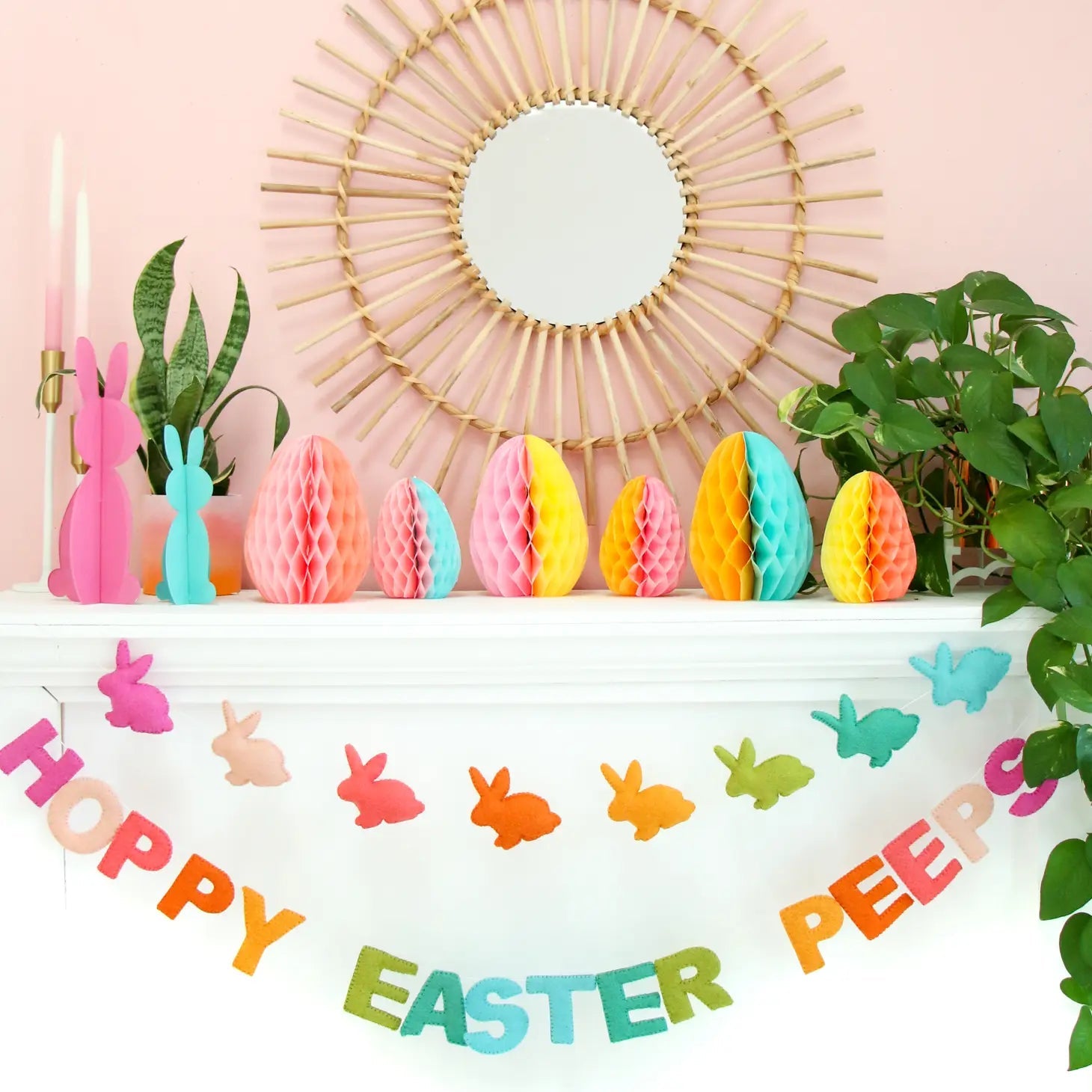 Honeycomb Colorblock Easter Eggs Kailo Chic 