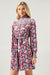 In a Daze Velvet Floral Dress Sugarlips 