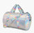 Iridescent Puffer Duffle Bag Tie Dye Pastel Delight top trenz 