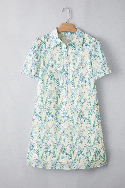 Iris Collared Popover Dress Shewin 
