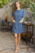 Jackie Blues Tweed Dress Voy 