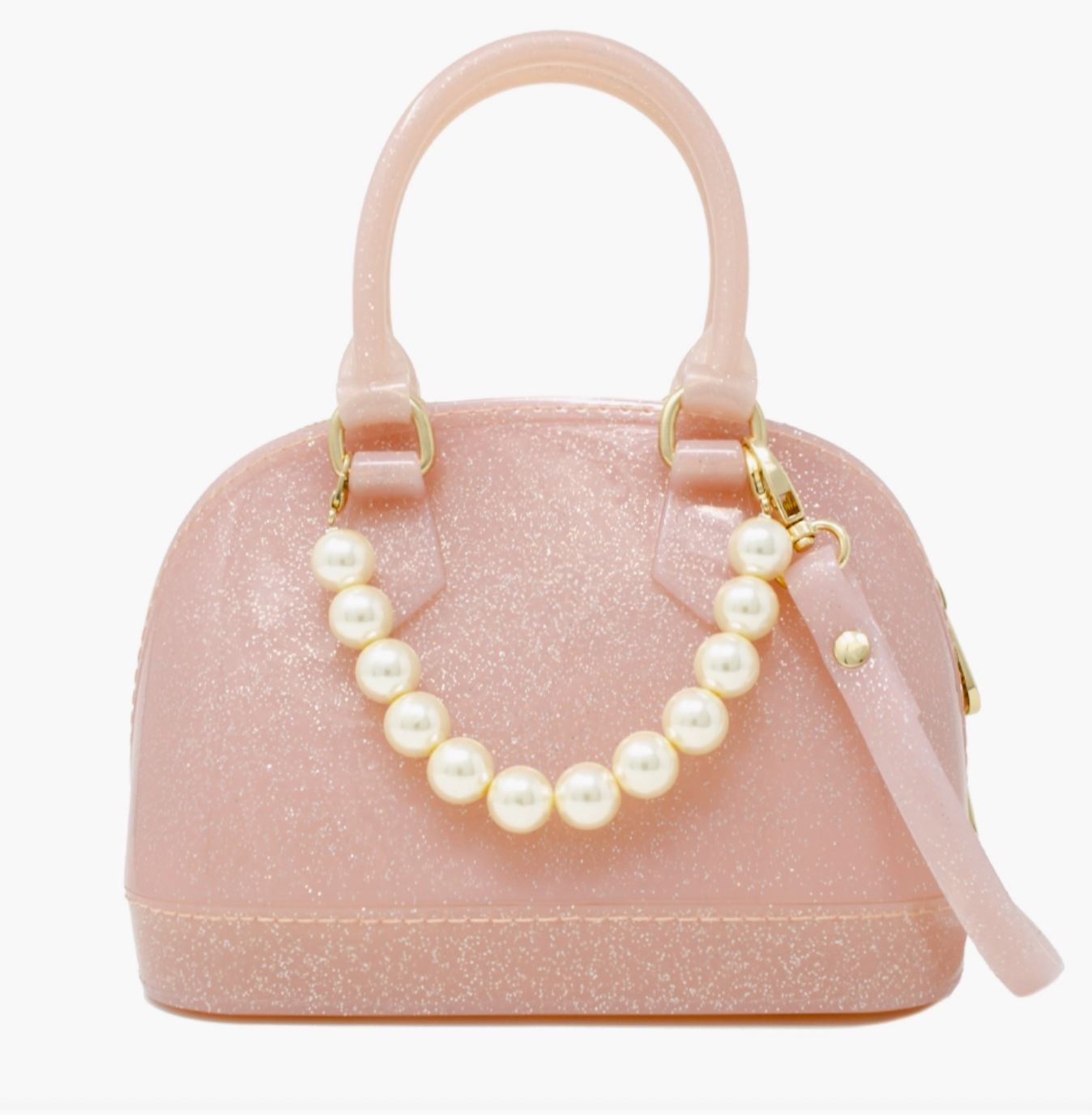 Jelly Bowling Crossbody Handbag with Pearls tiny treats 