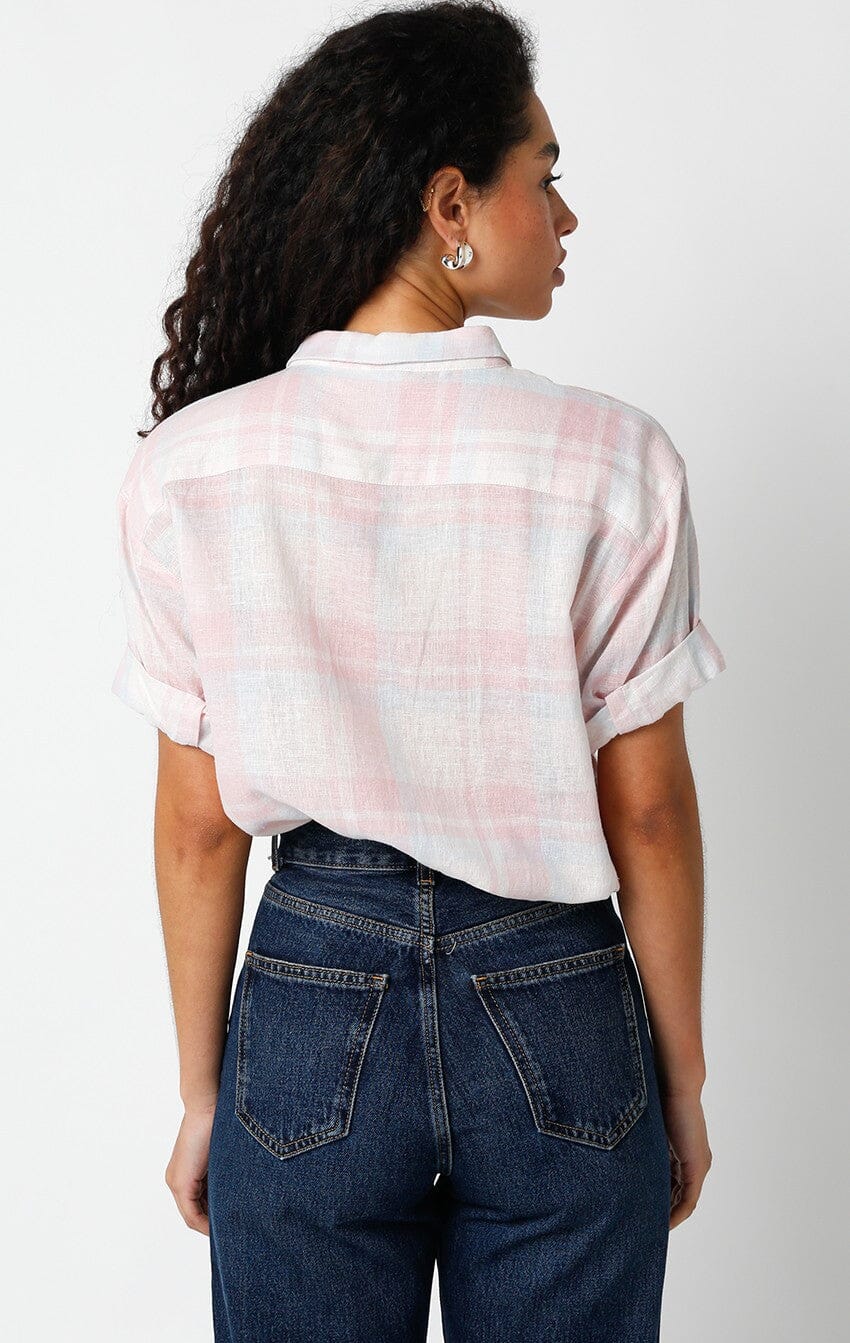 June Button Down Olivaceous 