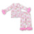 Kids Pink Santa Pajamas YAWOO GARMENTS 