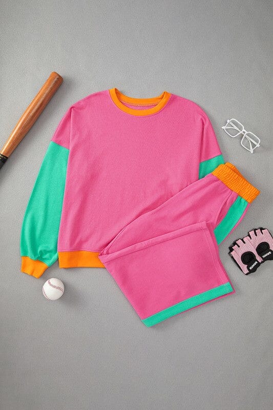 Knit Colorblock Set Kentce 