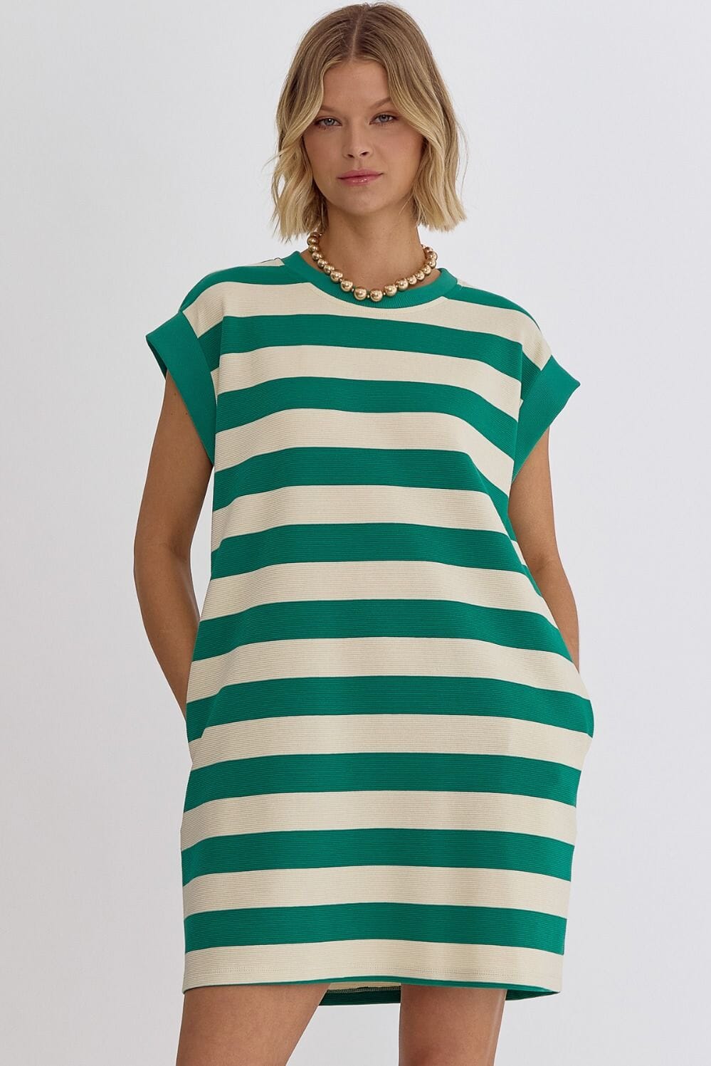 Knit Striped Everyday Dress Asia Direct 