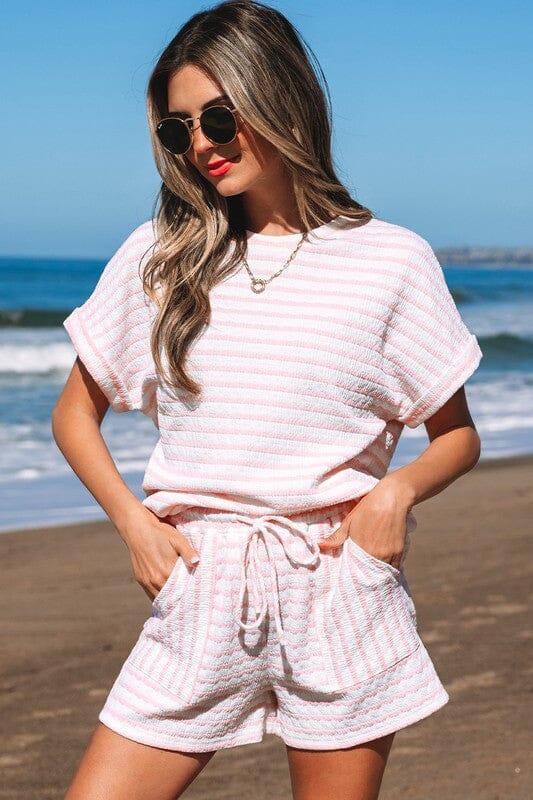Knit Striped Summer Set Shiying 