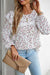 Lace Trimmed Floral Top Asia Direct 