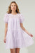 Lavender Tiered Organza Check Midi Sugarlips 