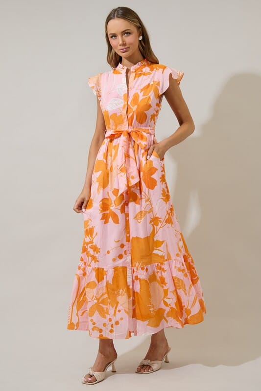 Lenira Floral Maxi Dress Sugarlips 