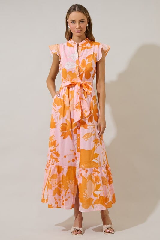 Lenira Floral Maxi Dress Sugarlips 