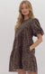 Leopard Babydoll Dress Entro 