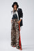 Leopard Straight Pants With Red Stripes Q2 