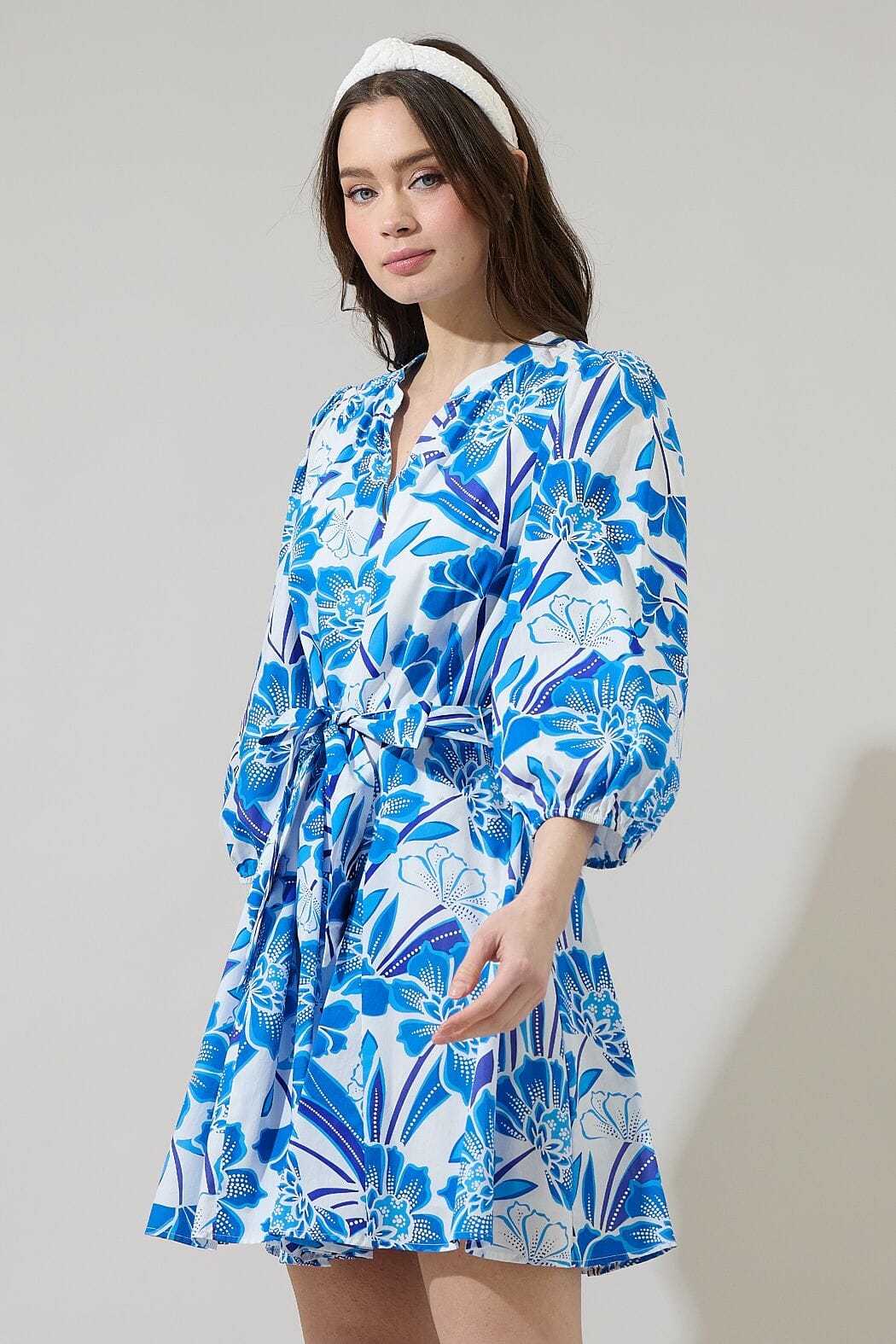 Maci Floral Flare Dress Sugarlips 