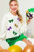 Mardi Gras Bow Sweater Vine & Love 