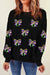 Mardi Gras Bow Sweatshirt Kentce 