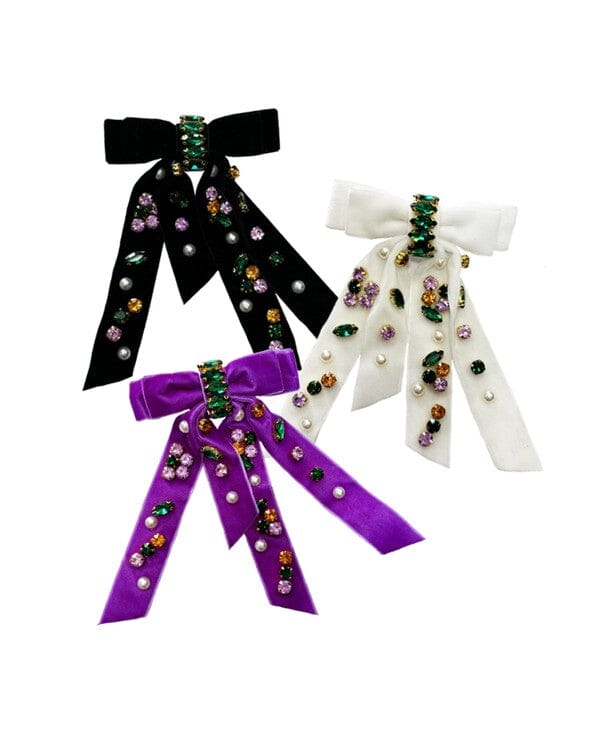 Mardi Gras Jeweled Bow mardi gras creations 