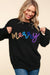 MERRY METALLIC POP UP PULLOVER SWEATER TOP Haptics 