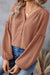 Mocha Gauzy Bubble Sleeve Top Kentce 