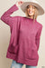 Mock Neck Pocket Sweater kori america 