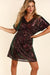 Multi Sequin Dolman Dress Haptics 