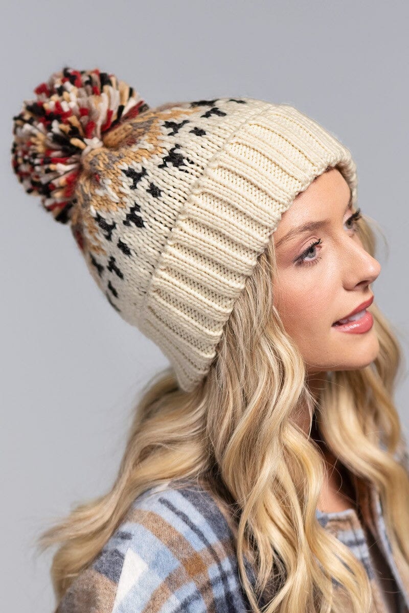 Multicolor Pompom Beanie Urbanista 