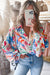 Multicolor Vibrant Printed Sleeve Shirt Youmi 