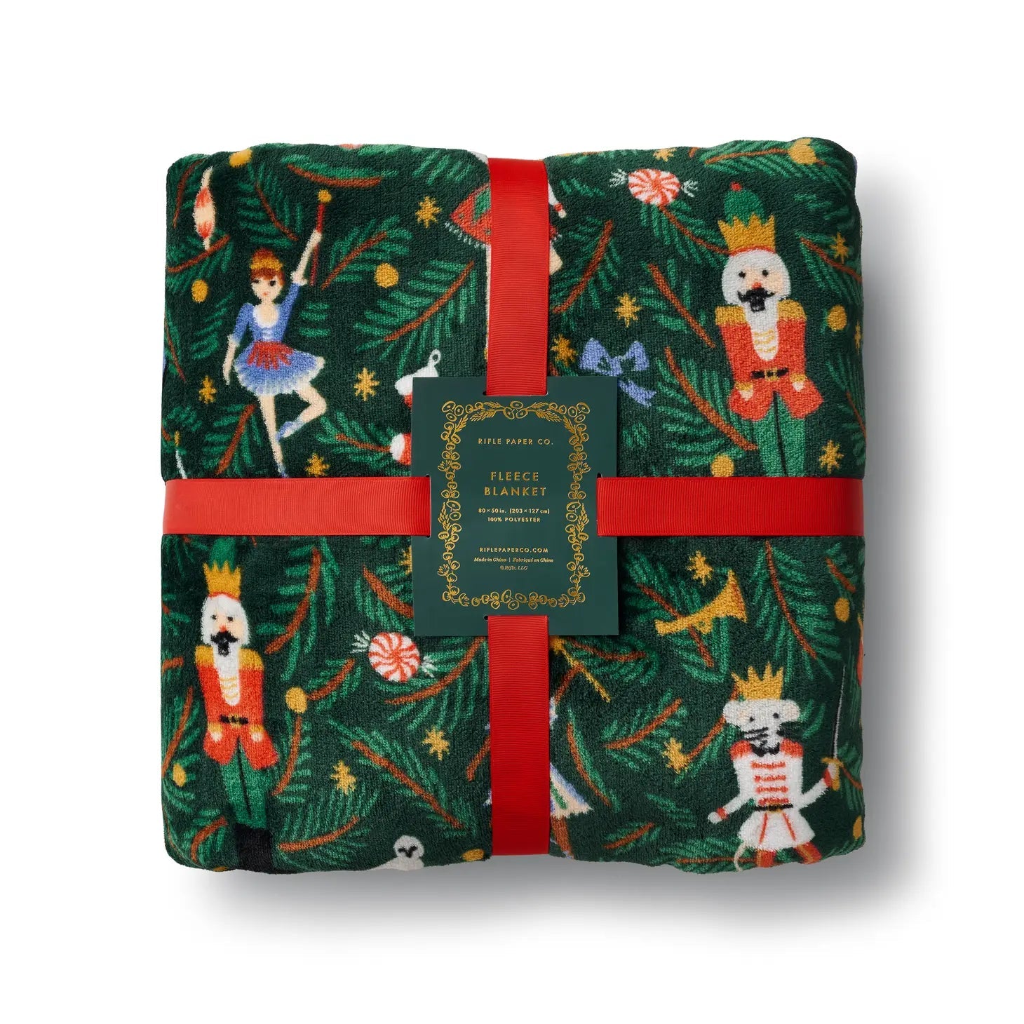 Nutcracker Fleece Throw Rifle Paper Co. 