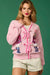 Nutcracker Sequin Cardigan with Bow Detail fantastic fawn 