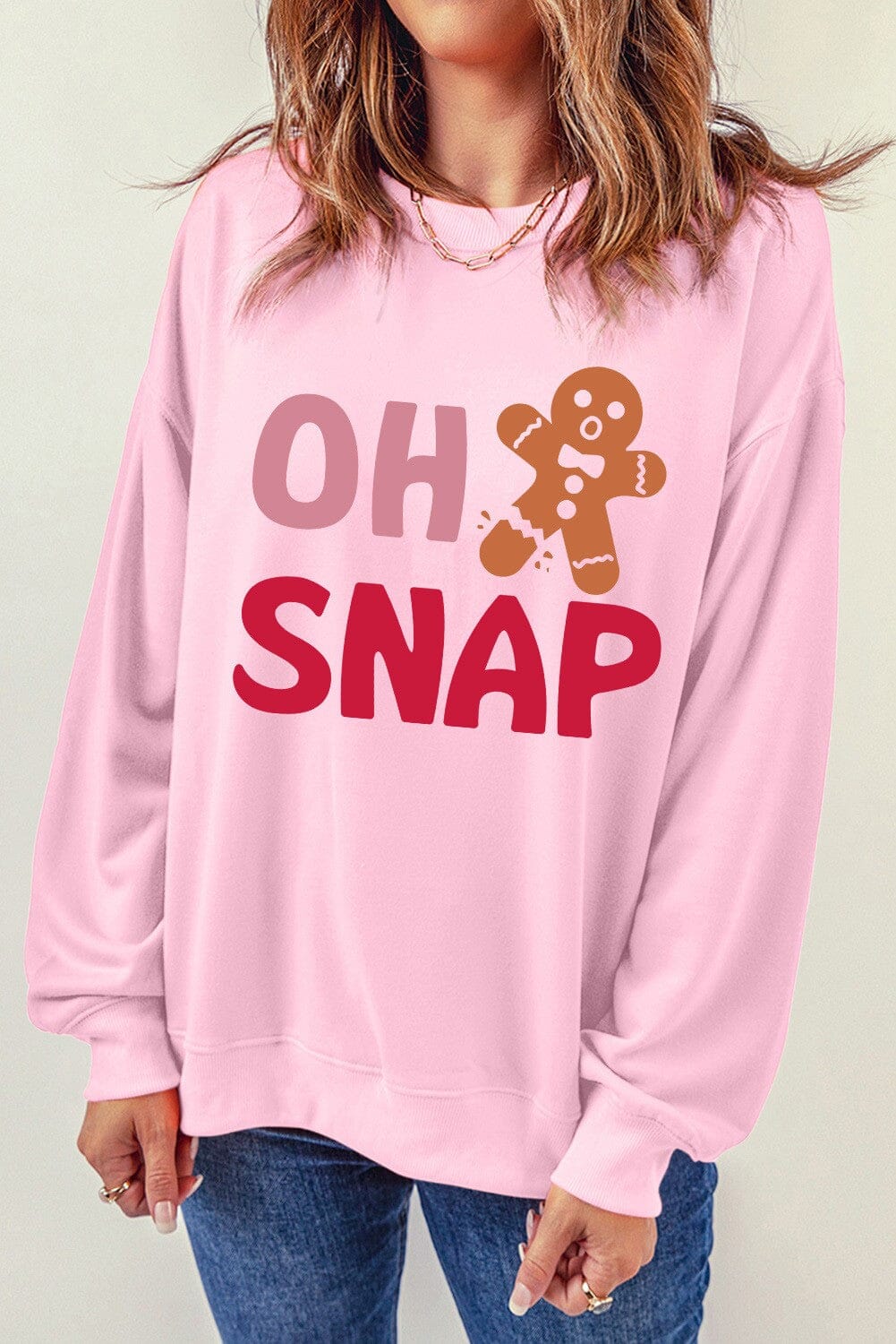 OH SNAP Gingerbread Man Christmas Sweatshirt jupiter and me 